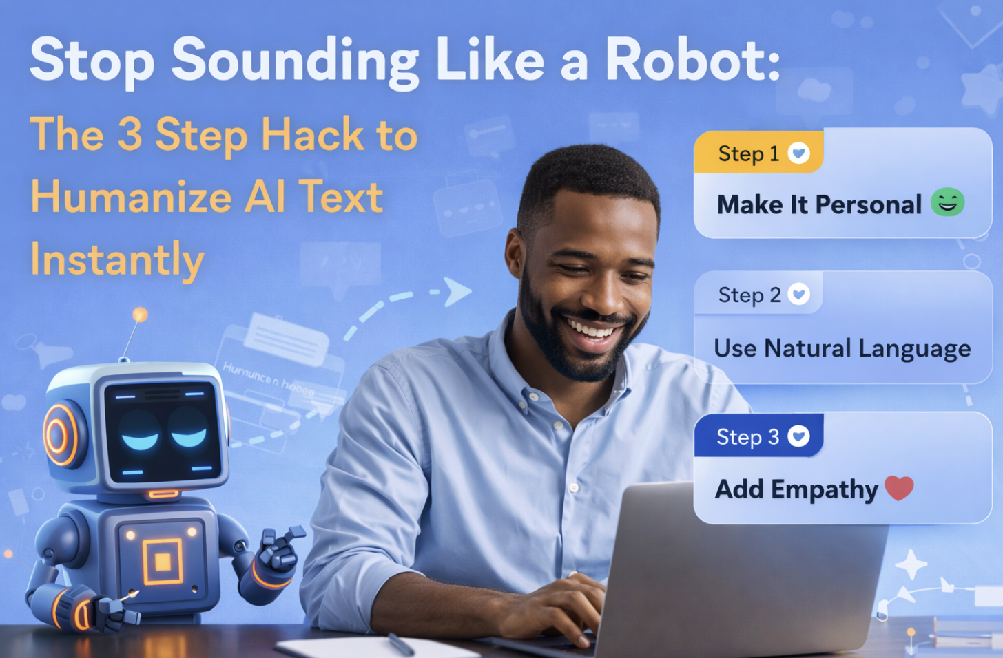 Stop Sounding Like a Robot The 3 Step Hack to Humanize AI Text Instantly