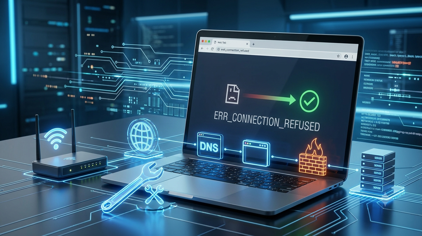 How to Fix ERR_CONNECTION_REFUSED Error Without Tech Help